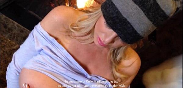  Kelly Madison Brings Her Big Tits In From The Cold